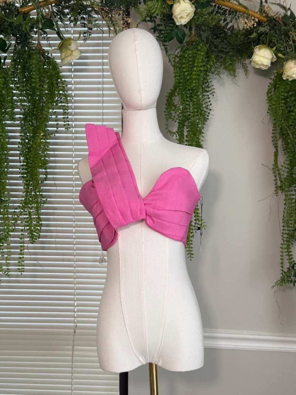 Diana Kassabov | Ibiza Top in Pink (Silver Buttons)
